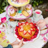 Multicolored Floral Paper Plates