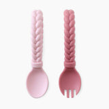 Sweetie Spoons Spoon + Fork Set Pink