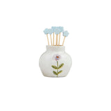 Blue Flower Toothpick Vase