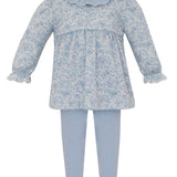 Joy Blue Liberty Knit Print Set