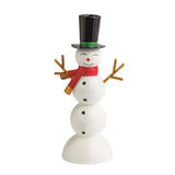 Snowman Taper Holder