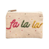 Christmas Sequin Zip Pouch