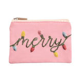 Christmas Sequin Zip Pouch