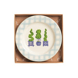 Three Topiary Tidbit Plate