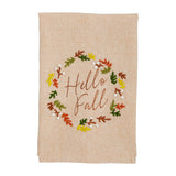 Fall French Knot Towel