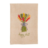 Fall French Knot Towel