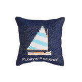 Floatin' Mini Needlepoint Pillow