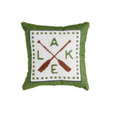 Lake Mini Needlepoint Pillow