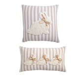 Lumbar White Easter Pillow