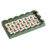 Trees Scallop Trinket Tray