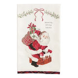 Santa Stop Printed Towel