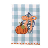 Gingham Applique Topiary Towel