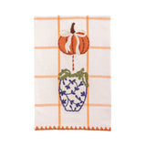 Orange Applique Topiary Towel