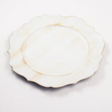 Ant. White Cartouche Charger