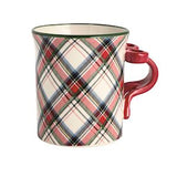 Tartan Figural Handle Mug