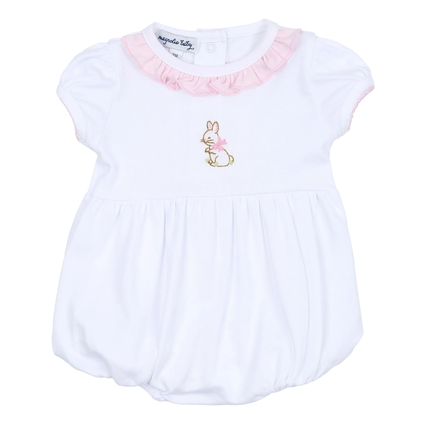 Vintage Bunny Pink Collared Bubble