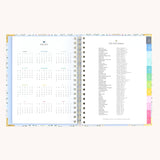 2026-2027 Pineapple Charm Spiral Weekly Simplified Planner