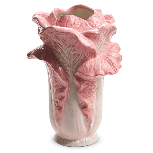 Pink Cabbage Vase 12.5