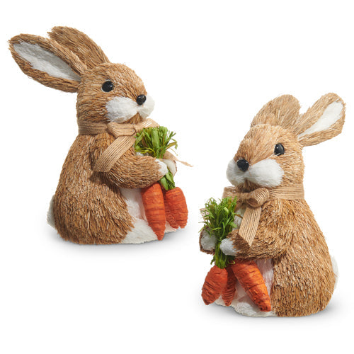 Bunny With Carrots 12"
