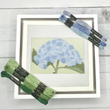 Blue Hydrangea 6x4 Needlepoint Design