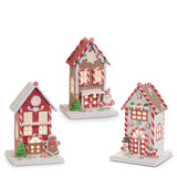Lighted Gingerbread House 8"