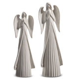 13.75" White Praying Angels
