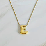Balloon Letter Initial Necklace