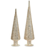 Silver Mercury Glass Pearl Tree