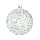 Blue Textured Ball Ornament