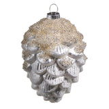 Iced Pinecone Ornament