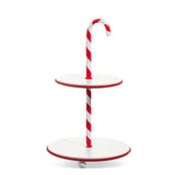 Candy Cane 2 Tiered Stand