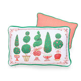 Merry Topiaries Lumbar Pillow