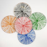 Red Radiance Dinner Paper Plates