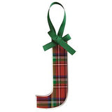 Letter Tartan Ornament