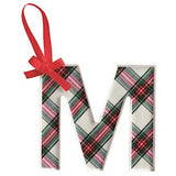 Letter Tartan Ornament