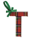 Letter Tartan Ornament