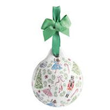 Tossed Pattern Nutcracker Ornament