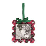 Family Tartan Photo Ornament