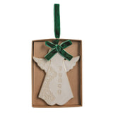 Angel White Christmas Figural Ornament
