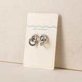 Linx Earrings | Gold 20 mm Drop Earrings | Statement Piece