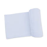 Solid Sheer Blue Rib - Swaddle Blanket