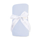 Solid Sheer Blue Rib - Swaddle Blanket