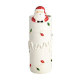 Merry Hanging Santa Vase