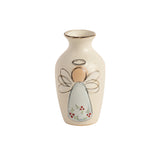 Blue Angel Nativity Bud Vase