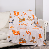 Tennessee Flannel Fleece Blanket, Collegiate
