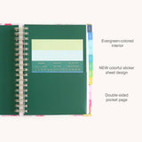 2026-2027 Blush Hydrangea Spiral Daily Simplified Planner -