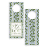 Gwendolyn Toast to the Host Wine Bottle Gift Tag