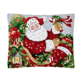 Santa In Sleigh Pillow