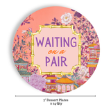 Mahjong  “Waiting on a Pair” Appetizer Plates