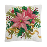 Christmas Poinsettia Pillow